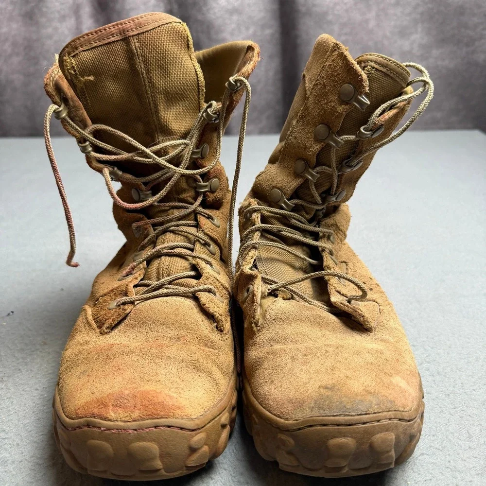 Rocky S2V Lite Military Boots Mens 9.5 Coyote Brown Tactical Vibram RKC072